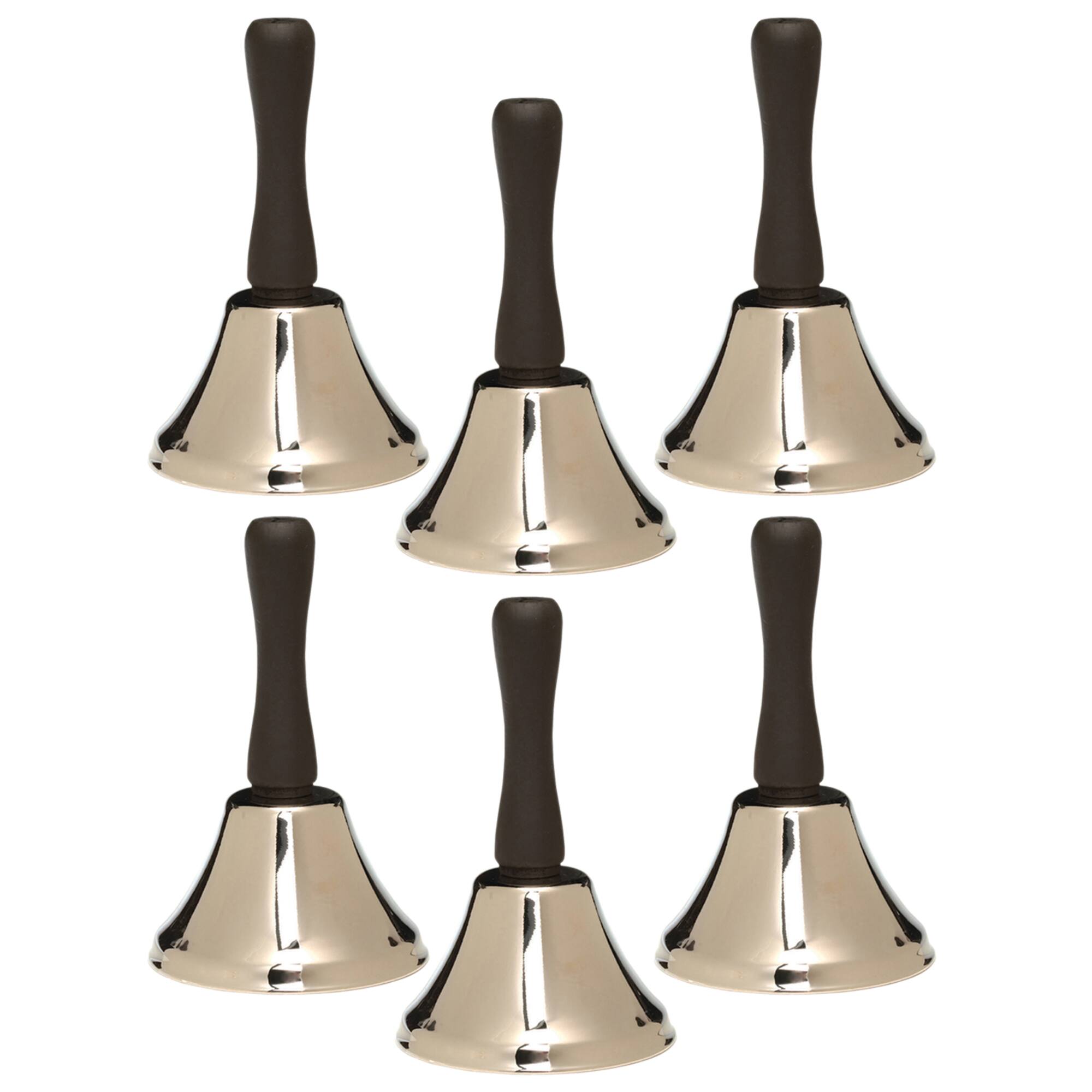 Ashley Productions® 4" Steel Hand Bell, Pack of 6